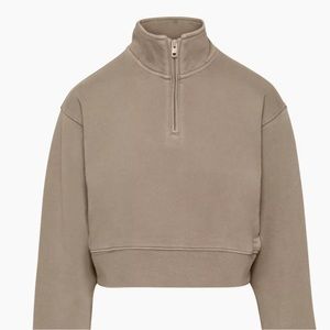 Aritzia Tops Aritzia Tnanew Cozy Fleece Perfect Zip Sweatshirt